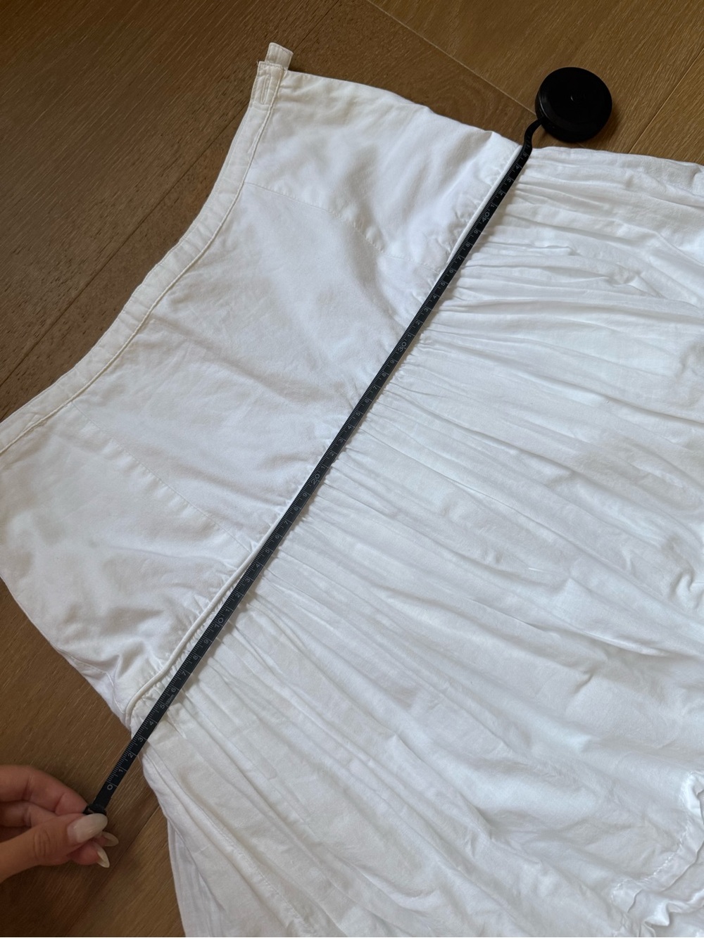 Ralph Lauren White Tiered Eyelet Midi Skirt - Picture 6 of 6